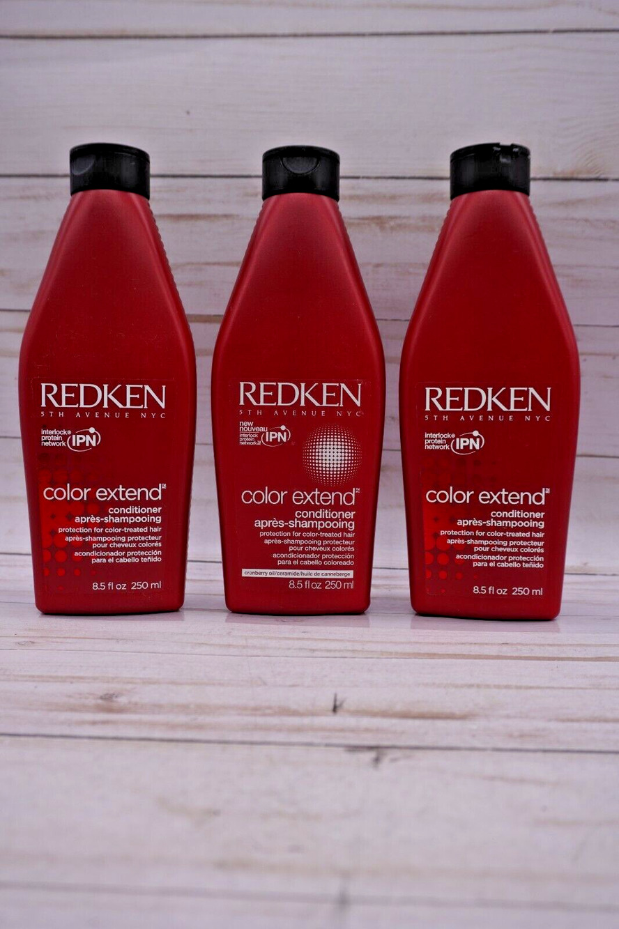Lot of 3 Redken Color Extend Conditioner 8.5 oz IPN